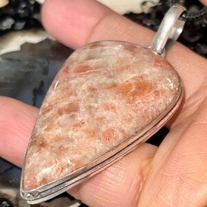 Sunstone Pendant 2 1/2”